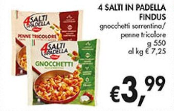 4 SALTI IN PADELLA FINDUS g 550