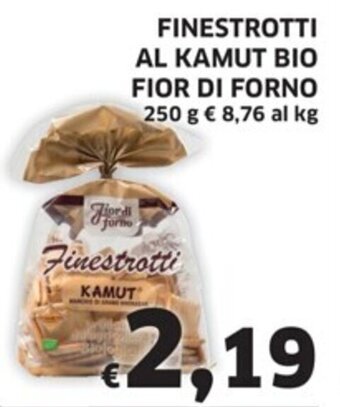 Ecu Discount FINESTROTTI AL KAMUT BIO FIOR DI FORNO 250 g offerta
