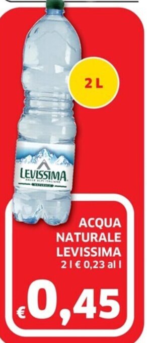 ACQUA NATURALE LEVISSIMA 2 l