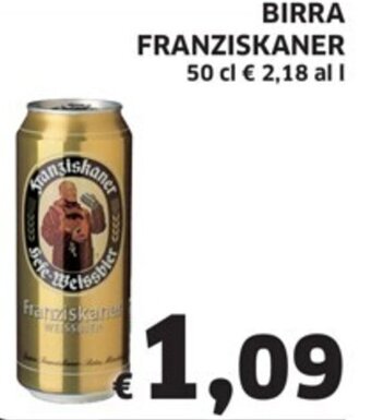 Ecu Discount BIRRA FRANZISKANER 50 cl offerta