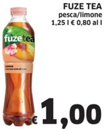 FUZE TEA pesca/limone 1,25 l
