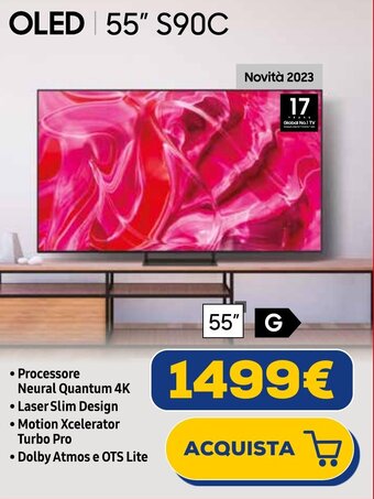 Euronics Samsung OLED 55" S90C offerta