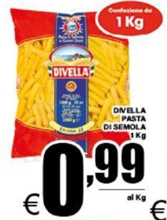 DEM DIVELLA PASTA DI SEMOLA 1 Kg offerta