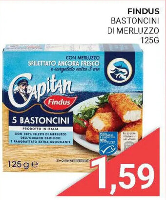 Eté FINDUS BASTONCINI DI MERLUZZO 125g offerta