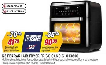 Trony G3 FERRARI AIR FRYER FRIGGISANO G1013600 offerta