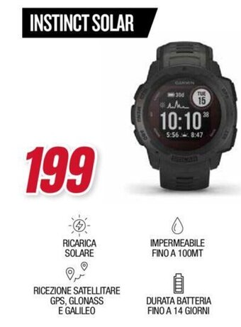 Trony GARMIN INSTINCT SOLAR offerta