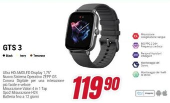 Trony AMAZFIT GTS 3 offerta