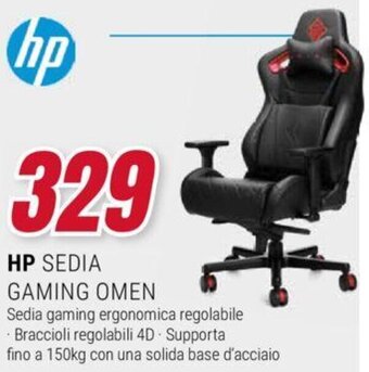 Trony HP SEDIA GAMING OMEN offerta