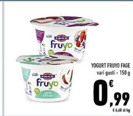 Conad Fage yogurt fruyo offerta