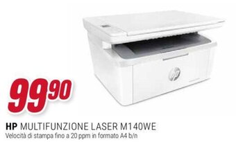 Trony HP MULTIFUNZIONE LASER M140WE offerta