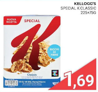 Eté KELLOGG'S SPECIAL K CLASSIC 225+75G offerta