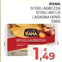 Eté Rana sfogliagrezza sfogliavelo lasagna uovo offerta