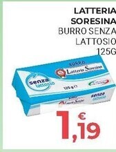 Eté Latteria soresina burro senza lattosio offerta