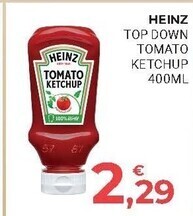 Eté Heinz top down tomato ketchup offerta