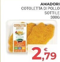 Eté Amadori cotoletta di pollo sottile offerta