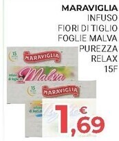 Eté Maraviglia infuso fiori di tiglio foglie malva purezza relax offerta