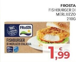 Eté Frosta fishburger di merluzzo offerta