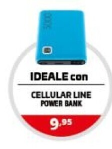 Comet Cellularline power bank offerta