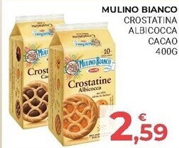 Eté Mulino bianco crostatina albicocca cacao offerta