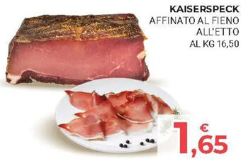 Eté KAISERSPECK AFFINATO AL FIENO offerta