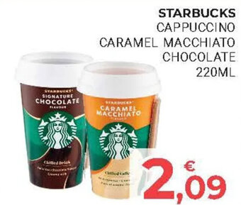 STARBUCKS CAPPUCCINO CARAMEL MACCHIATO CHOCOLATE 220ML