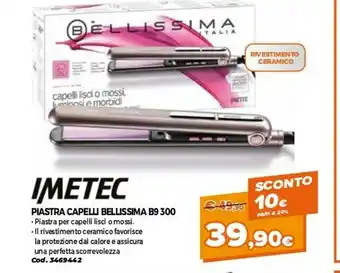 Imetec Piastra per capelli