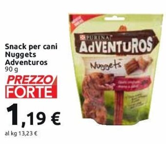 Snack per cani Nuggets Adventuros 90 g