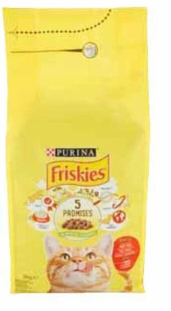 Carrefour Market Crocchette per Gatti Friskies Gusti Assortiti 2 kg offerta