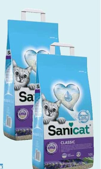 Carrefour Market Lettiera Assorbente Sanicat SuperPlus Al Profumo di Lavanda 10 lt offerta