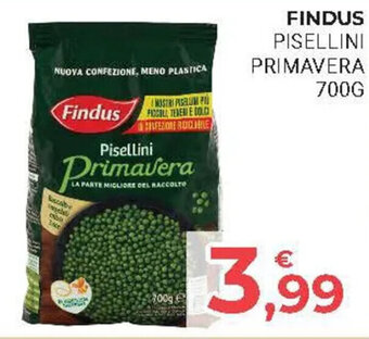 Eté FINDUS PISELLINI PRIMAVERA 700 G offerta