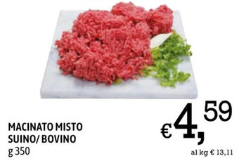A&O MACINATO MISTO SUINO/BOVINO g 350 offerta