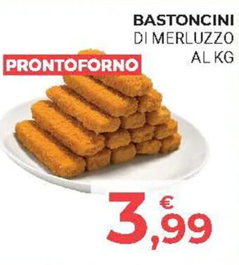 Eté BASTONCINI DI MERLUZZO AL KG offerta
