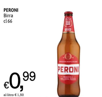 A&O PERONI Birra cl 66 offerta