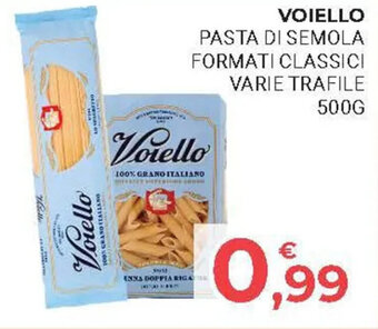 Eté VOIELLO PASTA DI SEMOLA FORMATI CLASSICI VARIE TRAFILE 500G offerta