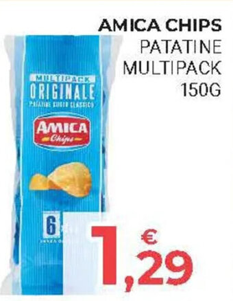 Eté AMICA CHIPS PATATINE MULTIPACK 150G offerta