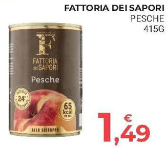 FATTORIA DEI SAPORI PESCHE 415G
