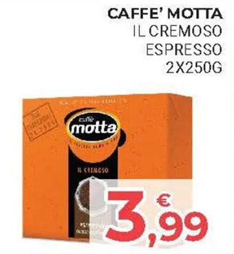 Eté CAFFE' MOTTA IL CREMOSO ESPRESSO 2X250G offerta