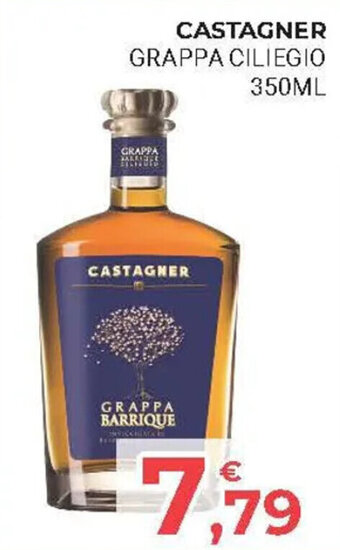 CASTAGNER GRAPPA CILIEGIO 350ML