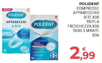 POLIDENT COMPRESSE APPARECCHIO BITE X30