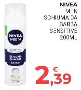 Eté NIVEA MEN SCHIUMA DA BARBA SENSITIVE 200ML offerta