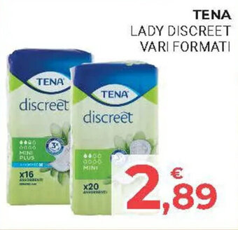 Eté TENA LADY DISCREET VARI FORMATI offerta