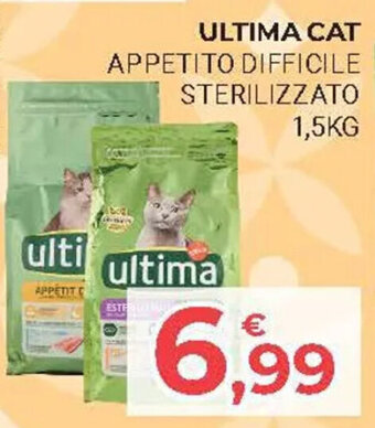 Eté ULTIMA CAT APPETITO DIFFICILE STERILIZZATO 1,5KG offerta