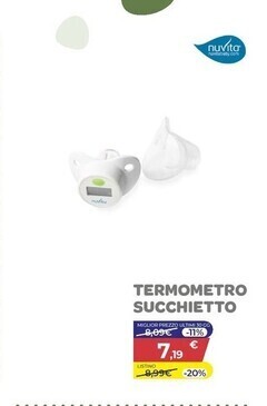 Bimbo Store Nuvita termometro succhietto offerta