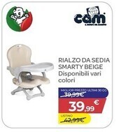 Bimbo Store Cam rialzo da sedia smarty beige offerta