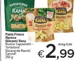 Crai Giovanni rana pasta fresca ripiena offerta