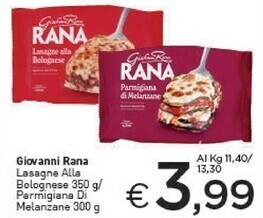 Crai Giovanni rana lasagne alla bolognese offerta