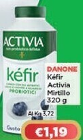 Danone kefir activia mirtillo