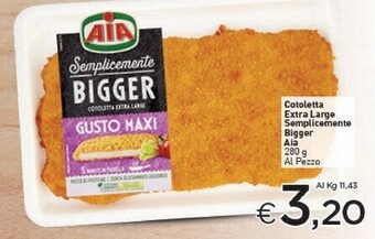 Crai Aia cotoletta extra large semplicemente bigger offerta