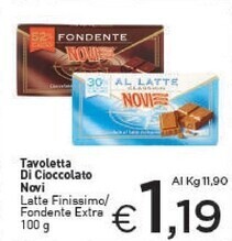 Novi tavoletta di cioccolato