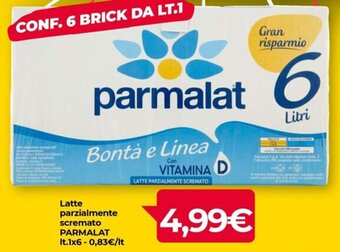 Latte parzialmente scremato PARMALAT It.1x6